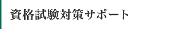 資格試験対策サポート
