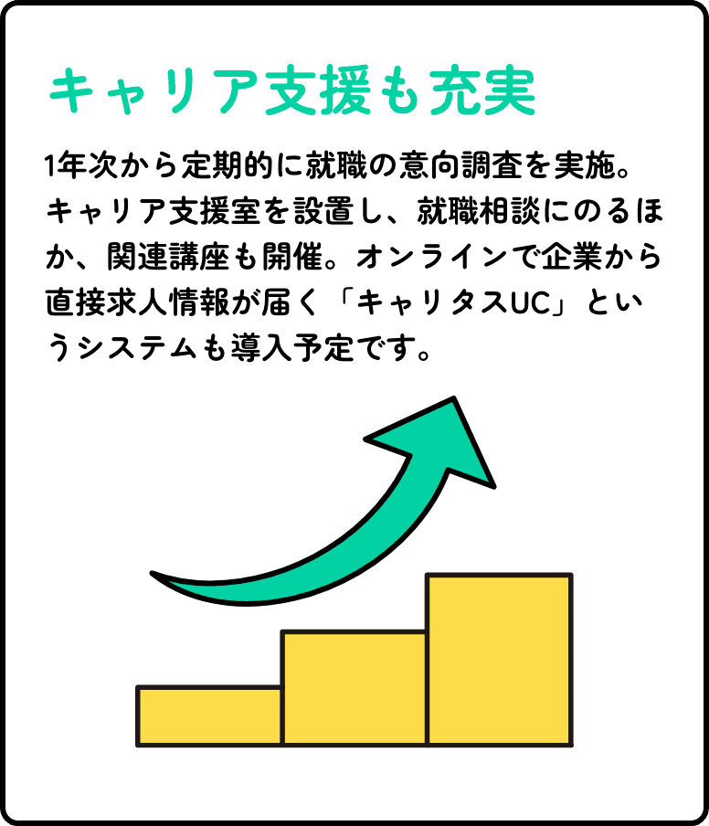 キャリア支援も充実